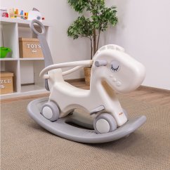 Dětská hračka 2v1 – houpací a pojízdný koník