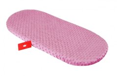 Minky prostěradlo do kočárku / Bordo
