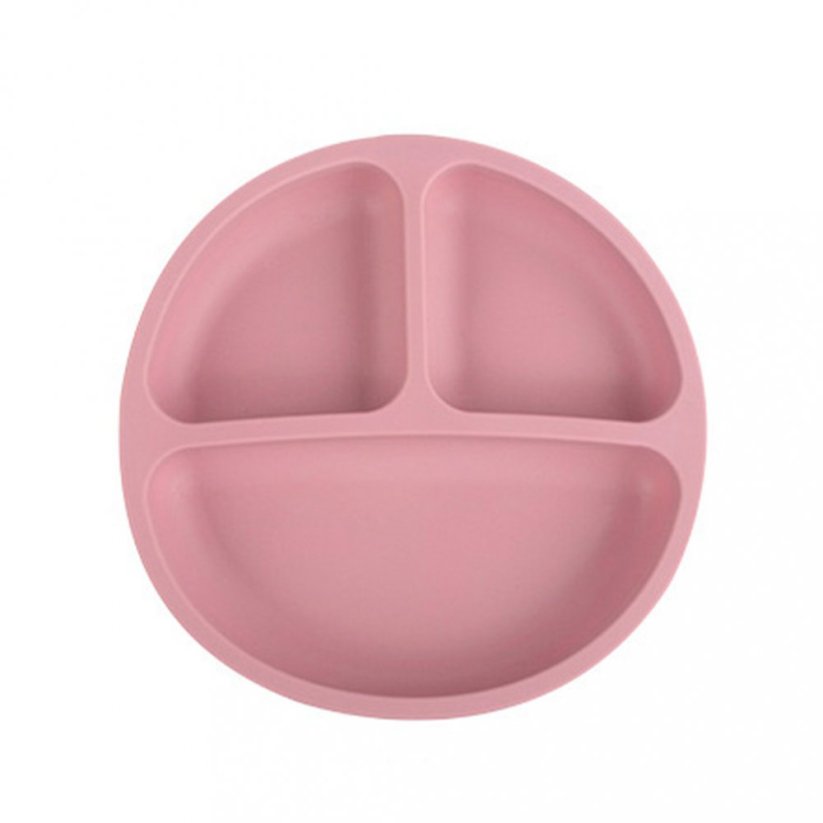 PupyHou silikonový talíř - Barva: Baby pink