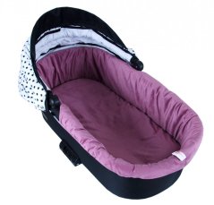 Polstrování do korbičky s matraci VELVET / oboustranné - vzor 6
