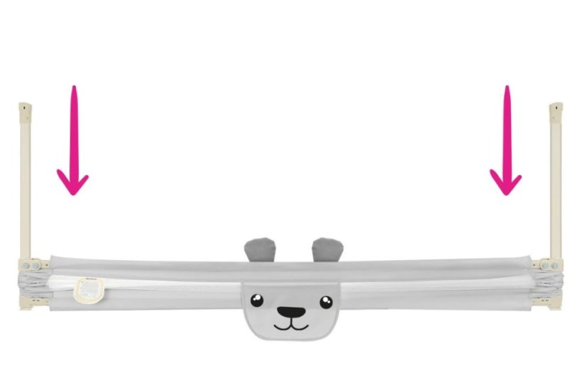 Zábrana na postel Méďa 180 cm