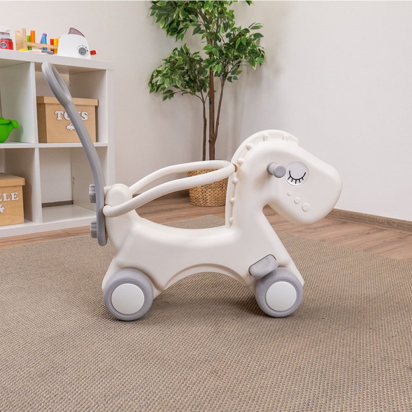 Dětská hračka 2v1 – houpací a pojízdný koník