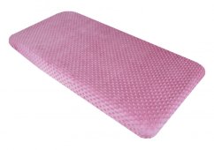 Prostěradlo do postýlky 60 x 120 cm - Minky / Bordo